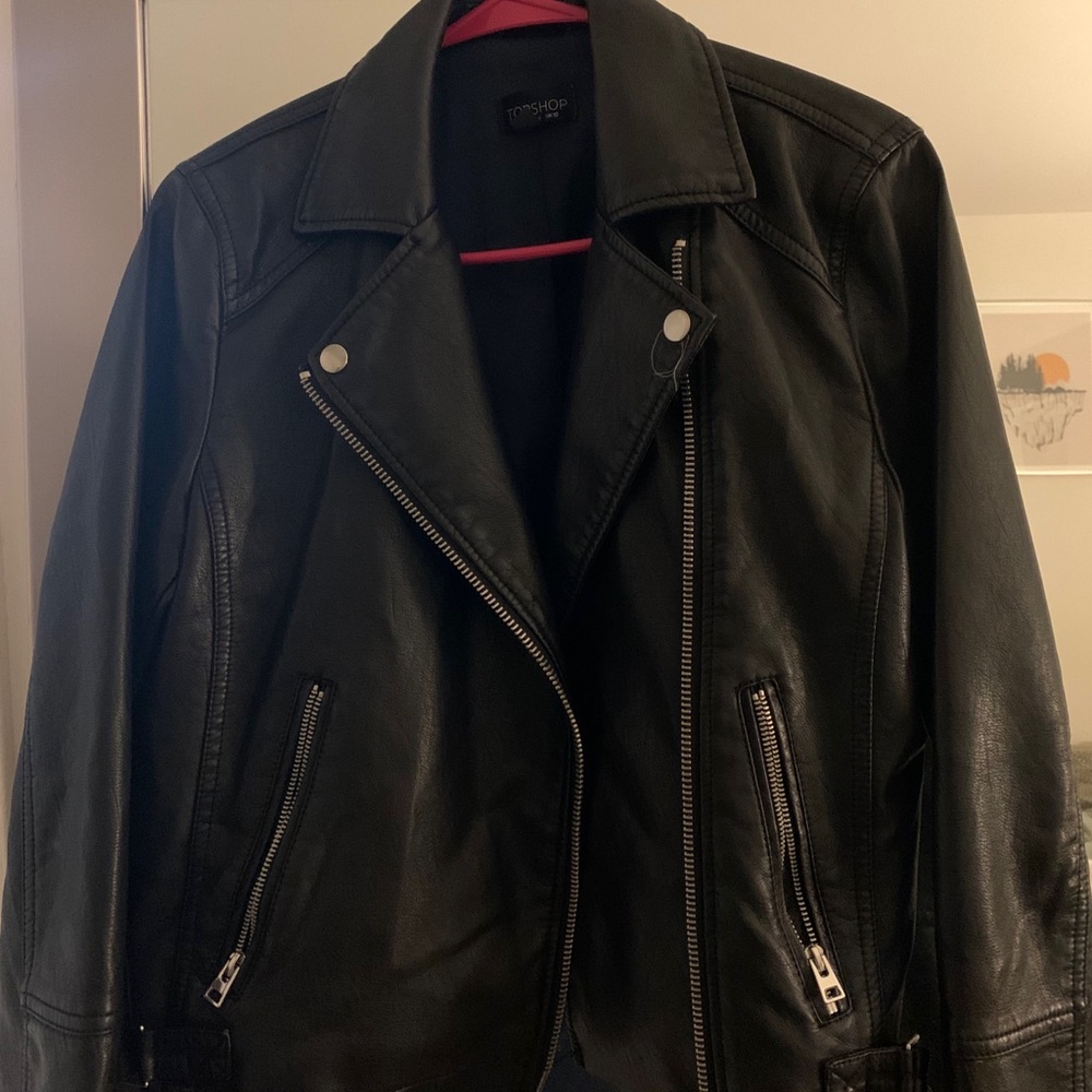 Faux Leather Jacket